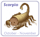 Scorpio - October - November